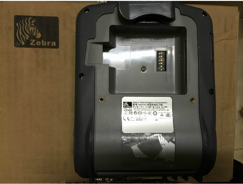 Zebra斑馬 QL 420 背麵 Zebra斑馬 QL 420 背麵