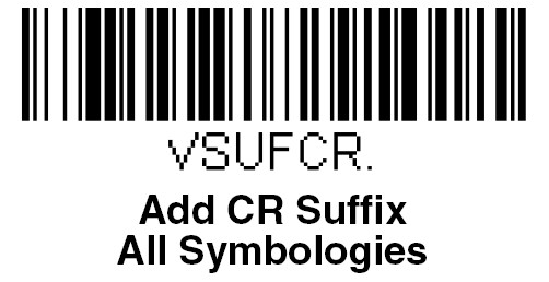 霍尼韋爾Honeywell 1500g所有條碼後綴回車